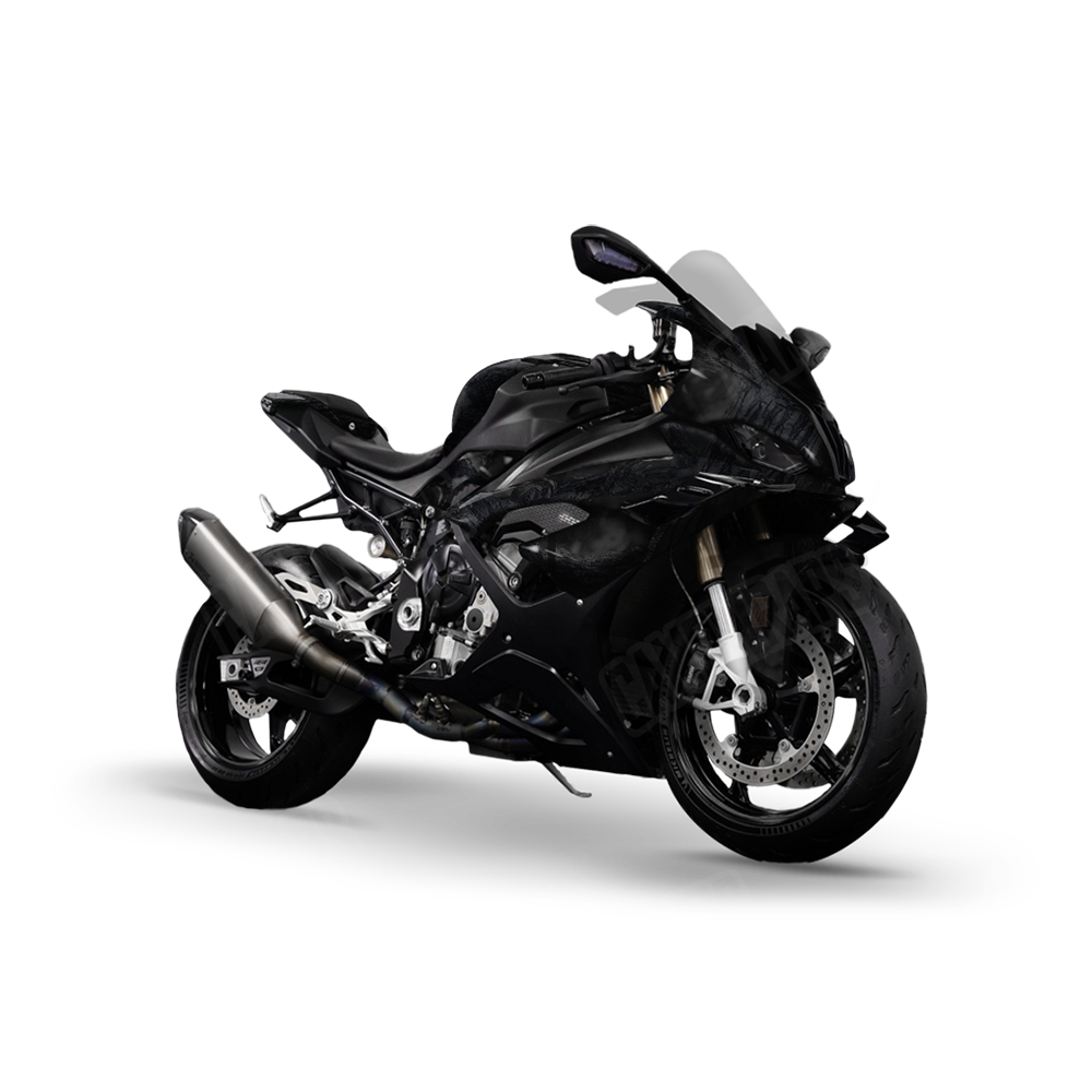 Just Hunt Deceptive Camo Darkened Sports Bike Wraps