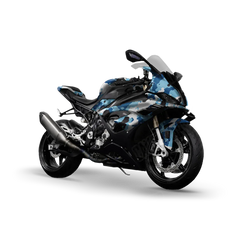 Cumulus Baby Blue Sports Bike Wraps