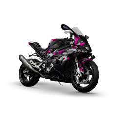 Cumulus Magenta Tiger Sports Bike Wraps