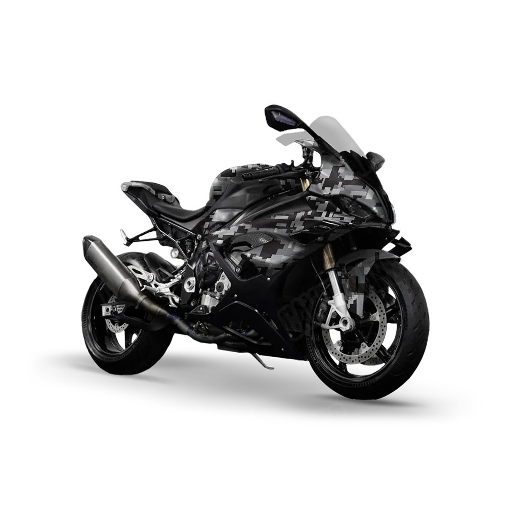Digital Urban Night Sports Bike Wraps