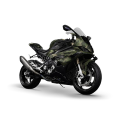 Ragged Army Green Sports Bike Wraps