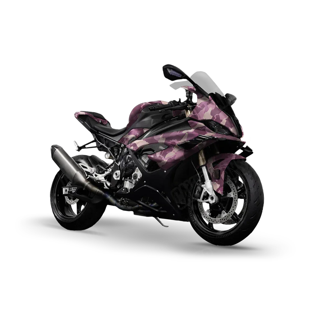 Ragged Floral Sports Bike Wraps
