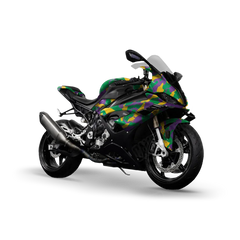 Ragged Mardi Gras Sports Bike Wraps