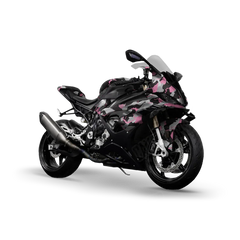 Ragged Pink Tiger Sports Bike Wraps