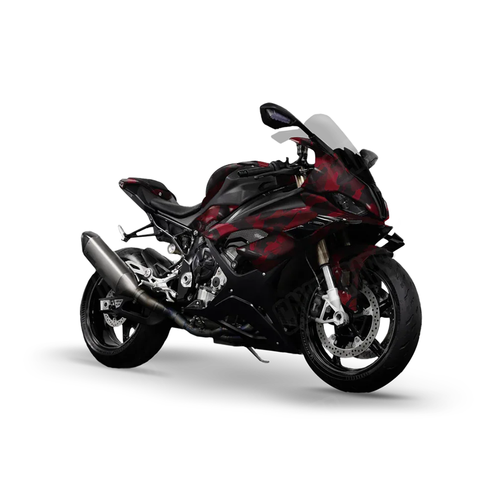 Ragged Vampire Red Sports Bike Wraps