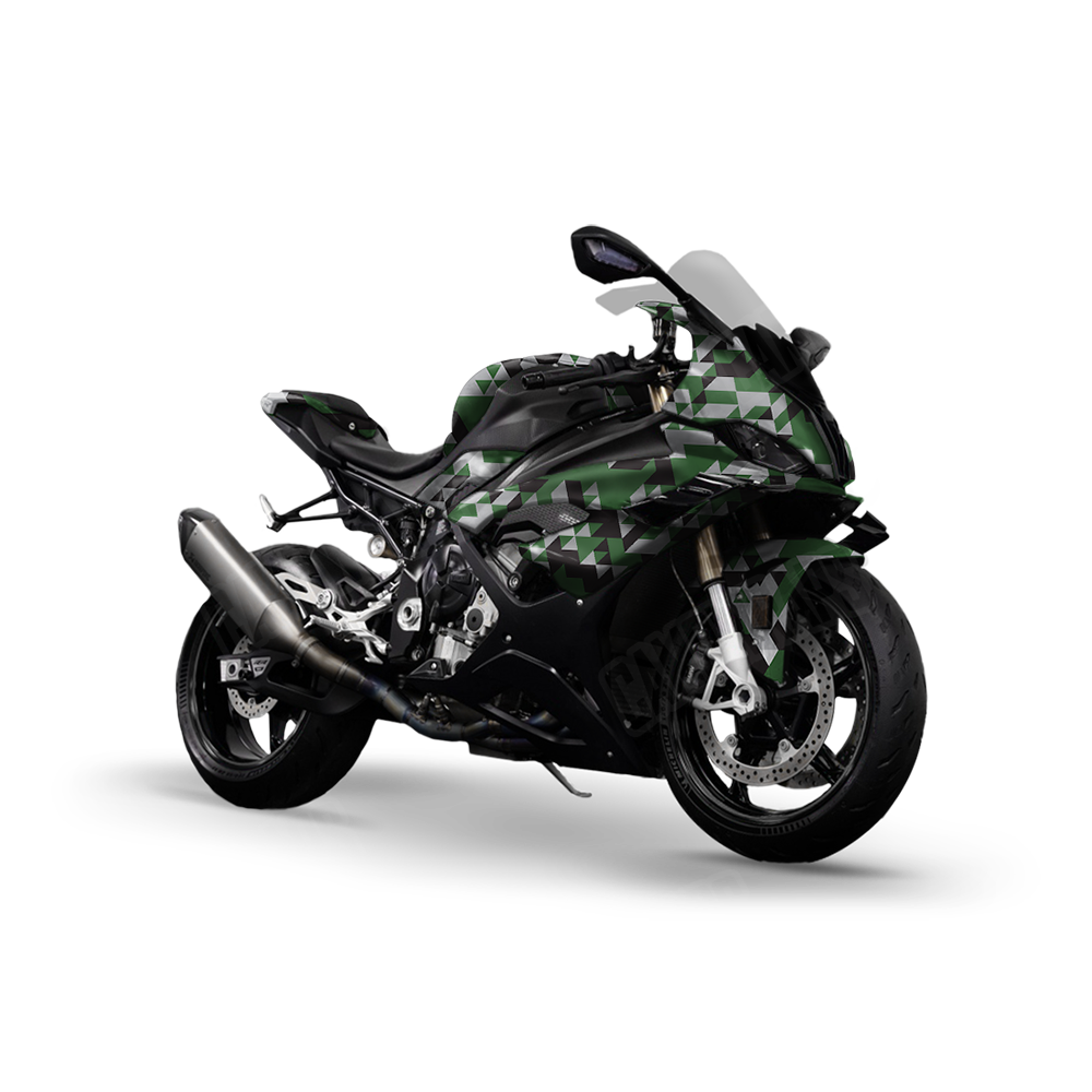 Triangle Green Tiger Sports Bike Wraps