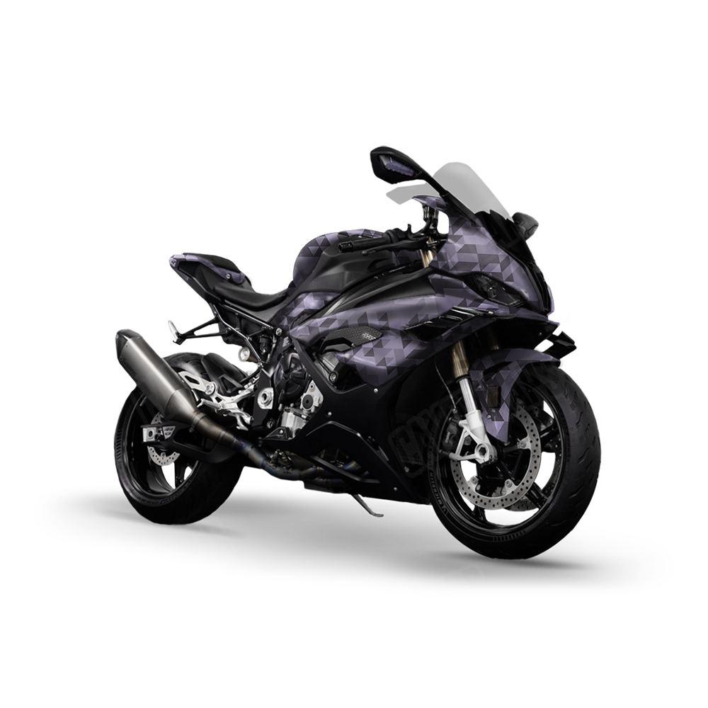 Triangle Lilac Sports Bike Wraps
