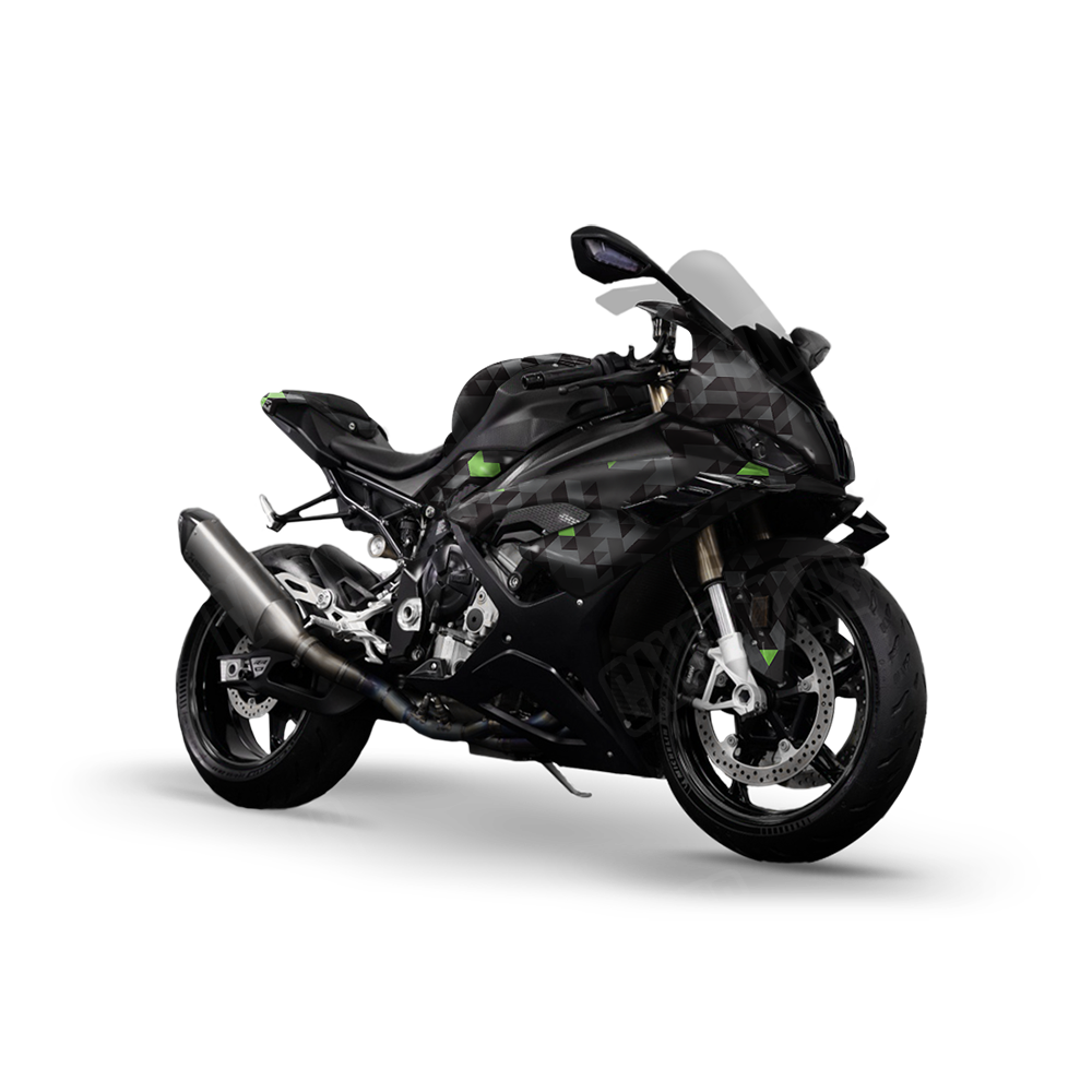 Triangle Metro Green Sports Bike Wraps