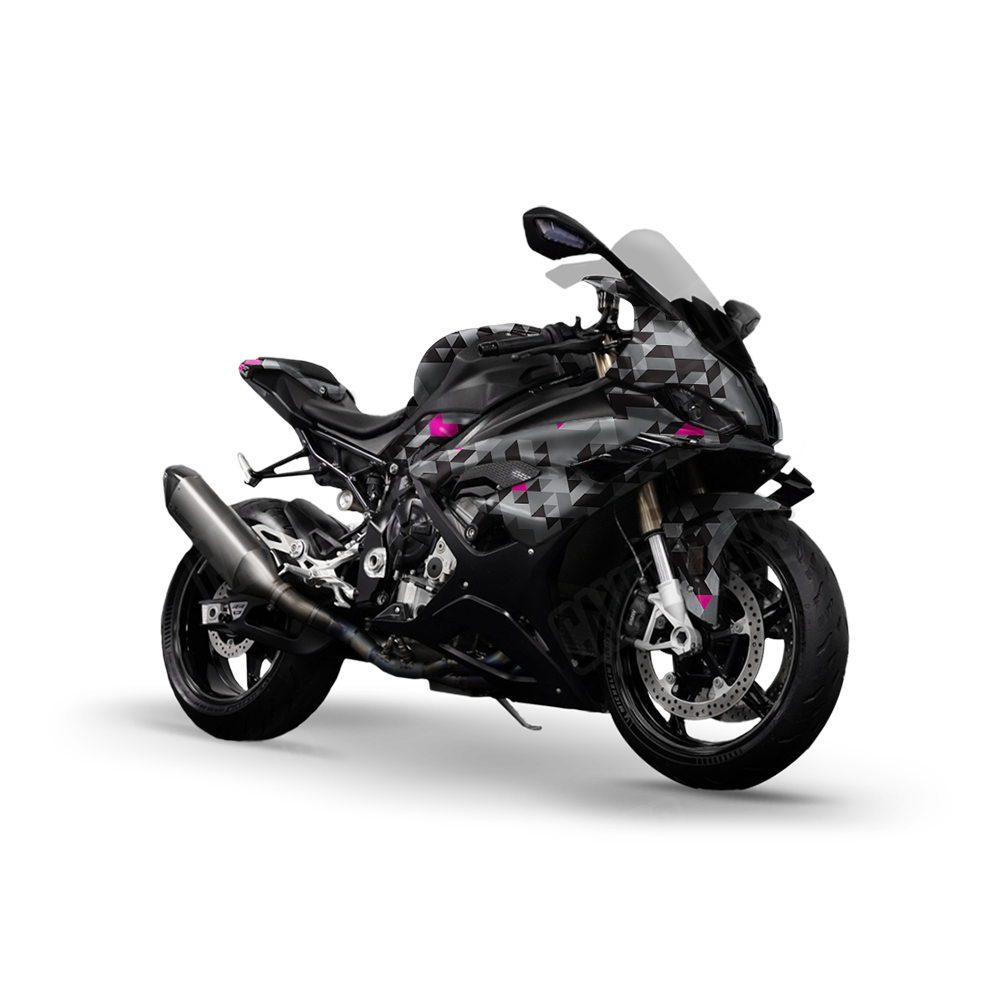 Triangle Urban Magenta Sports Bike Wraps