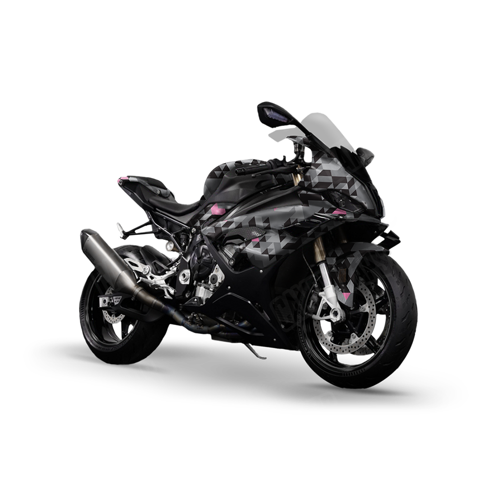 Triangle Urban Pink Sports Bike Wraps