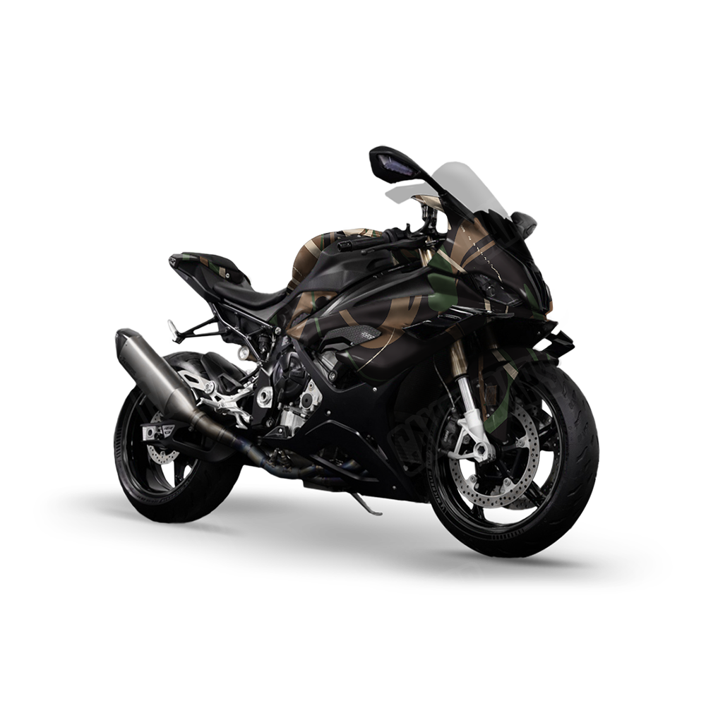 Liquid Smoke Woodland Sports Bike Wraps