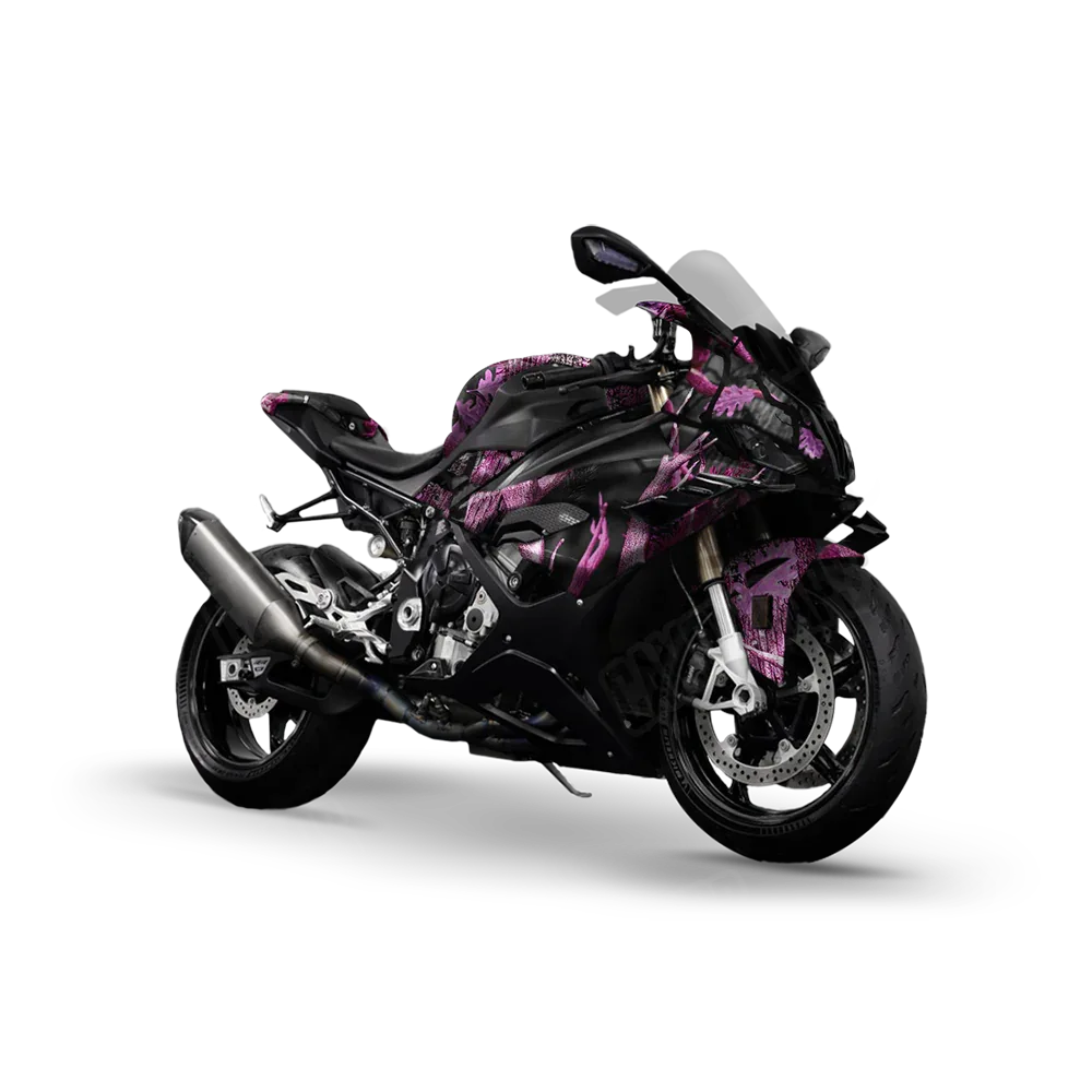 Nature Pink Lifeless Woods Sports Bike Wraps