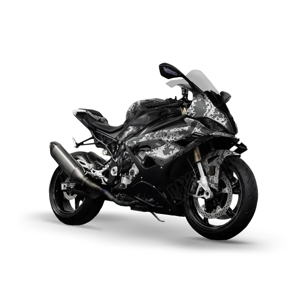 Pasted Snow Sports Bike Wraps