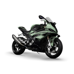 Realtree WAV3 Lime Green Sports Bike Wraps