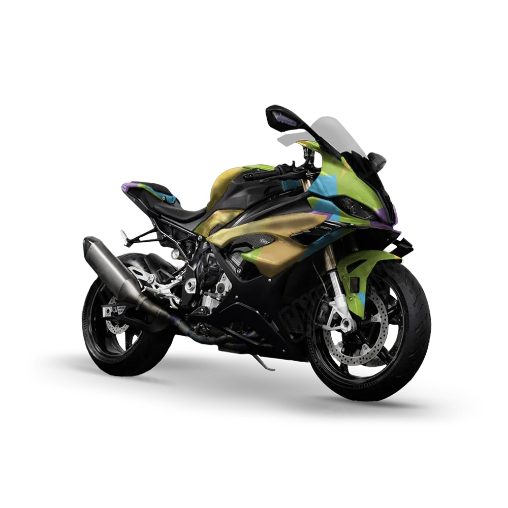Shattered Carnival Sports Bike Wraps