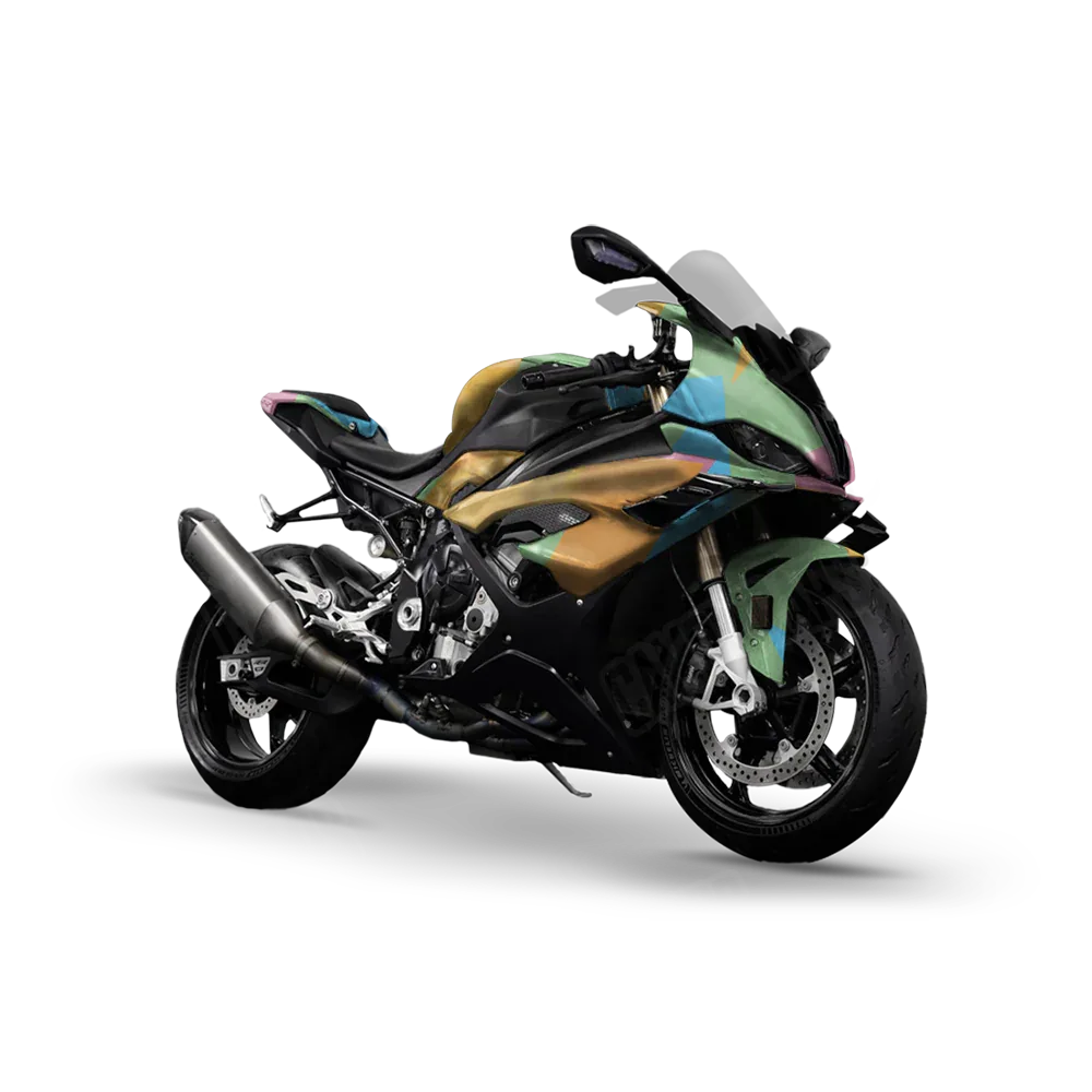 Shattered Sherbert Sports Bike Wraps