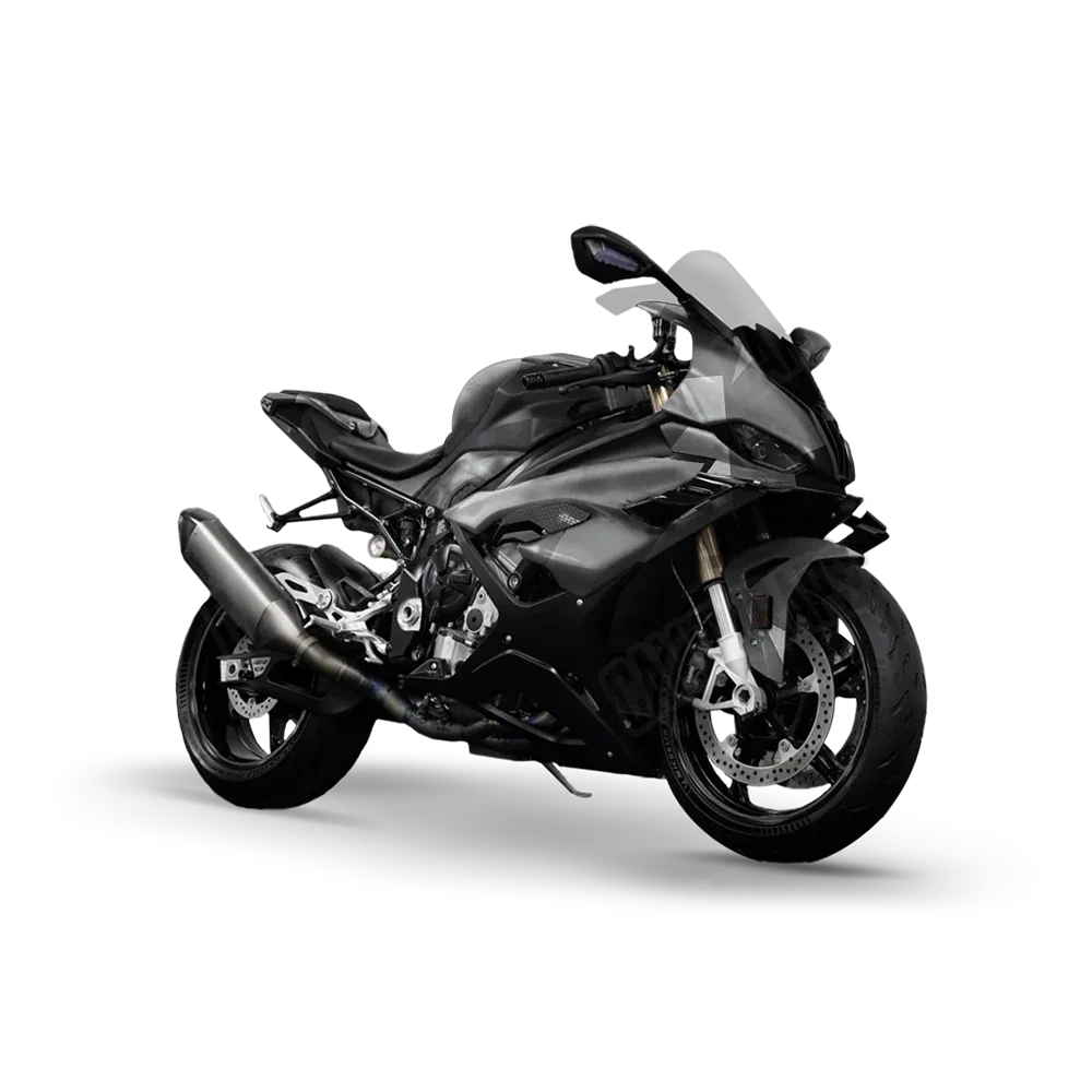 Shattered Urban Night Sports Bike Wraps