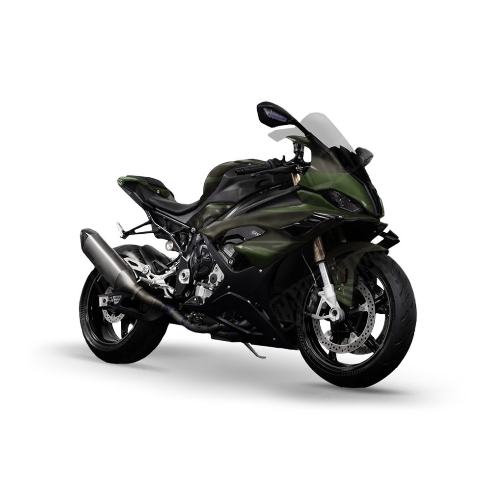 Shredded Army Dark Green Sports Bike Wraps