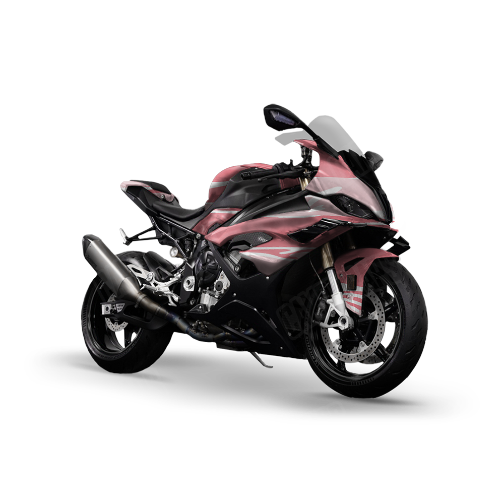 Shredded Pink Sports Bike Wraps