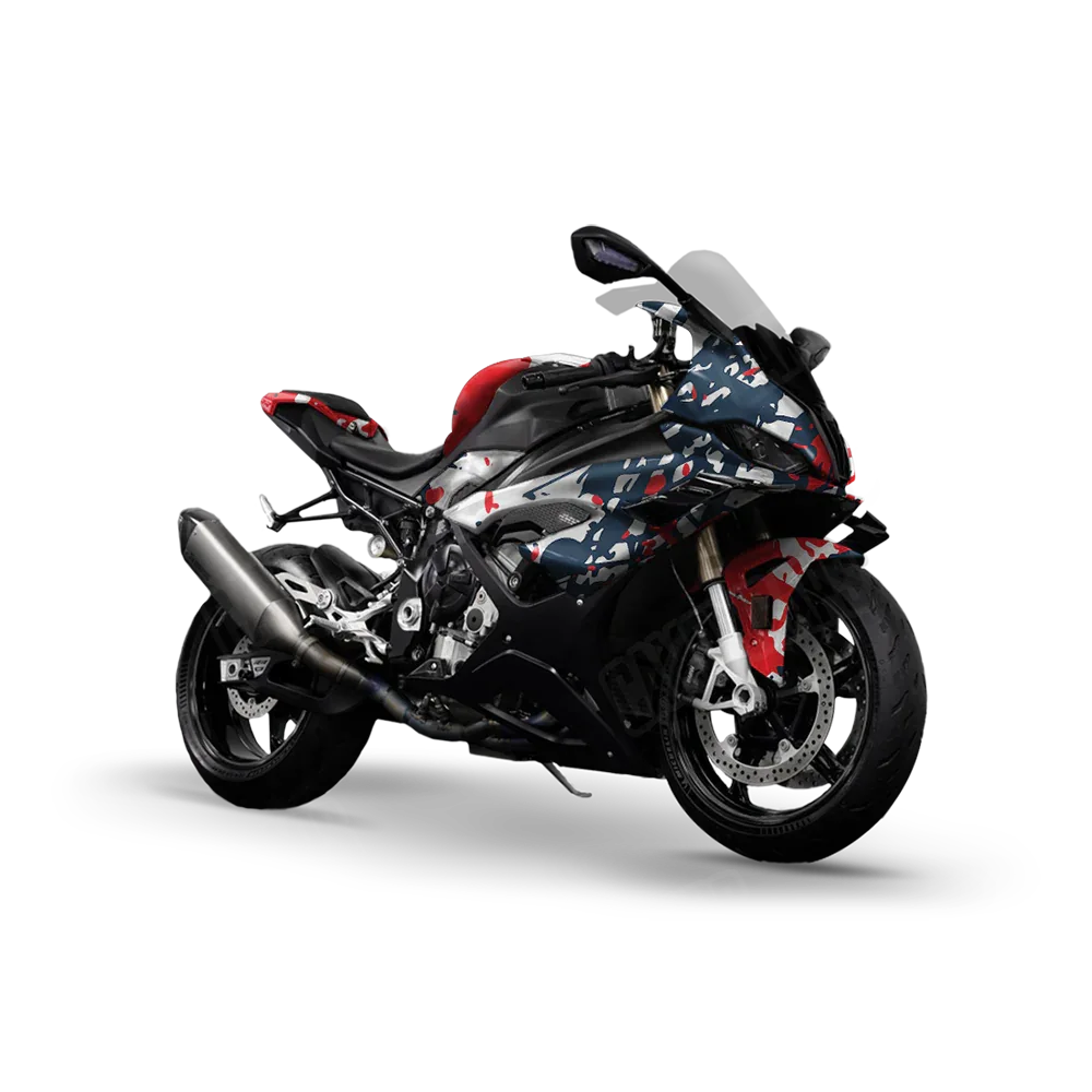 Tire Splatter America Sports Bike Wraps