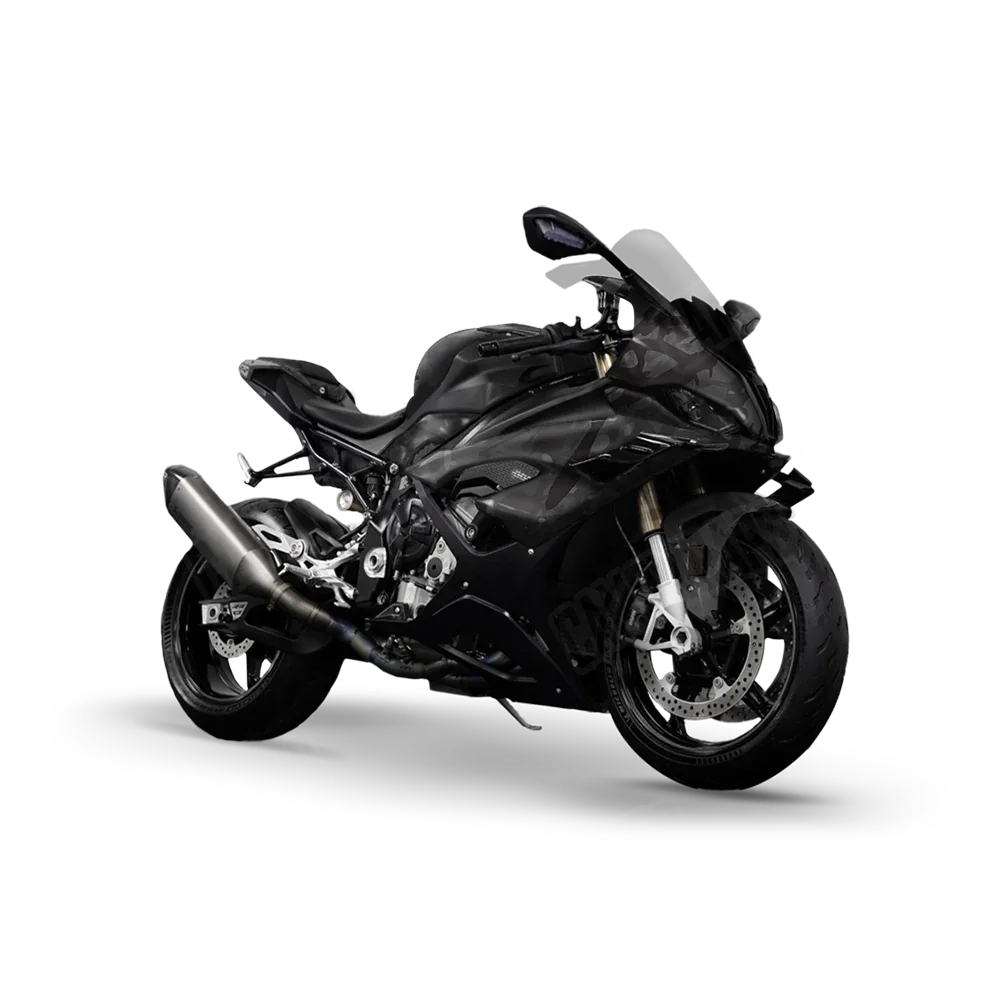 Tire Splatter Elite Black Sports Bike Wraps