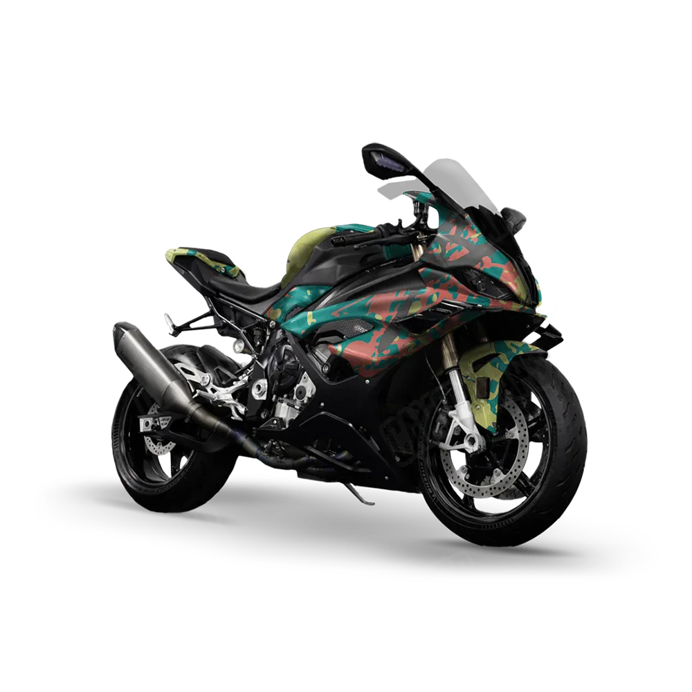 Tire Splatter Fiesta Sports Bike Wraps