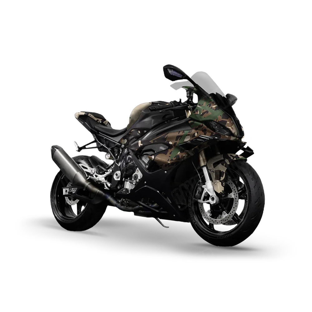Tire Splatter Woodland Sports Bike Wraps