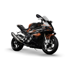 Treetop Orange Tiger Sports Bike Wraps