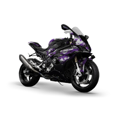 Treetop Purple Tiger Sports Bike Wraps