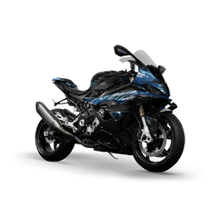 Vietnam Tiger Stripe Baby Blue Sports Bike Wraps