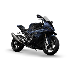 Vietnam Tiger Stripe Blue Urban Night Sports Bike Wraps