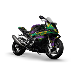 Vietnam Tiger Stripe Mardi Gras Sports Bike Wraps