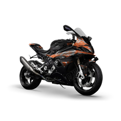 Vietnam Tiger Stripe Orange Tiger Sports Bike Wraps
