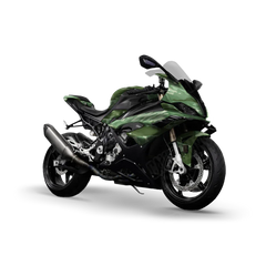 Vietnam Tiger Stripe Pistachio Sports Bike Wraps