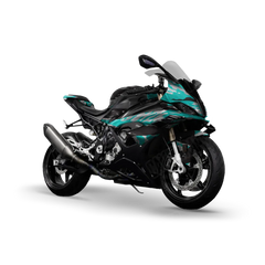 Vietnam Tiger Stripe Tiffany Blue Tiger Sports Bike Wraps
