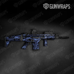 Classic Blue Midnight Tactical Gun Skin Vinyl Wraps