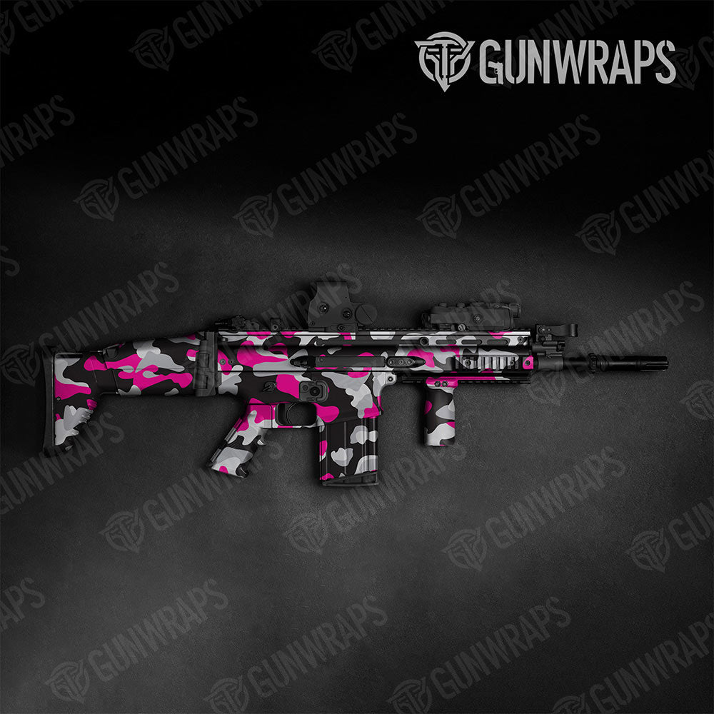 Classic Magenta Tiger Tactical Gun Skin Vinyl Wraps