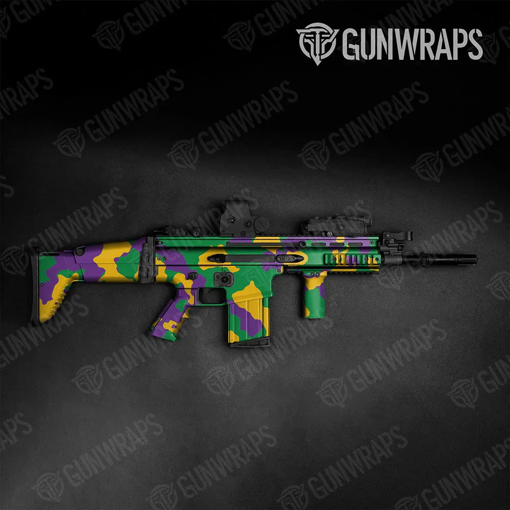 Cumulus Mardi Gras Tactical Gun Skin Vinyl Wraps