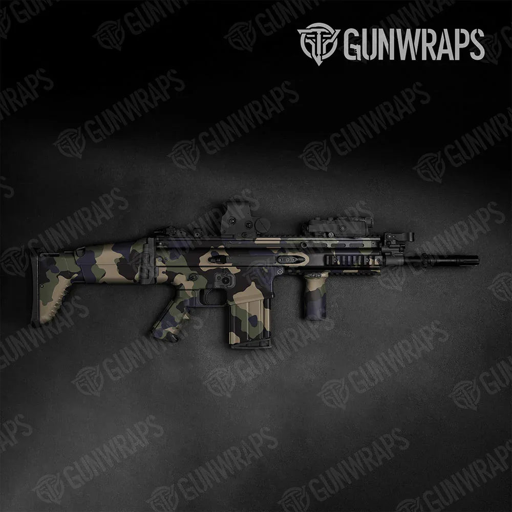 Cumulus Militant Blue Tactical Gun Skin Vinyl Wraps