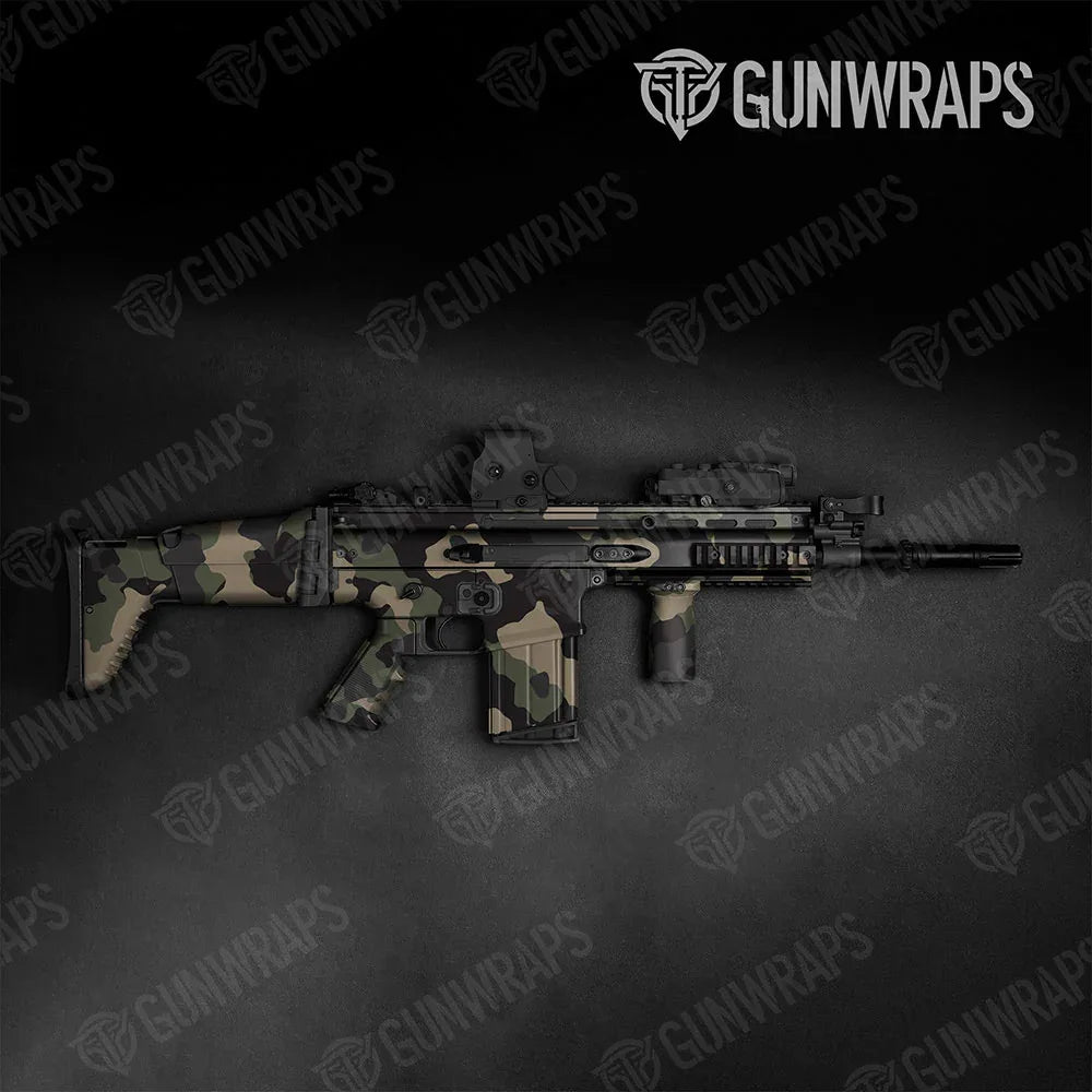 Cumulus Militant Charcoal Tactical Gun Skin Vinyl Wraps