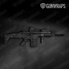 Digital Elite Black Tactical Gun Skin Vinyl Wraps