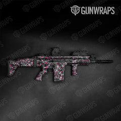 Digital Urban Magenta Tactical Gun Skin Vinyl Wraps