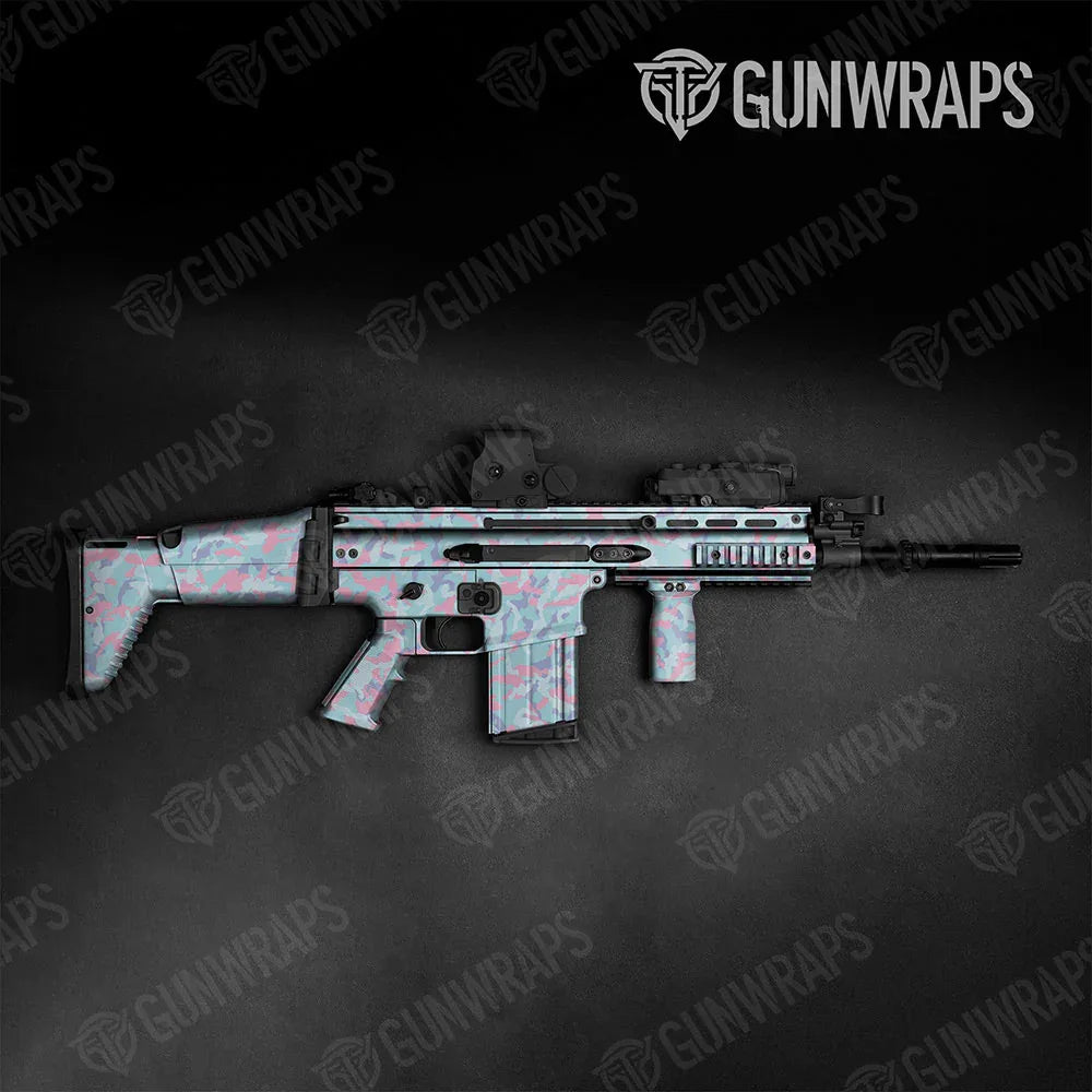 Erratic Cotton Candy Tactical Gun Skin Vinyl Wraps