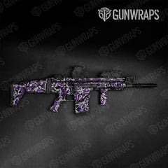 Erratic Purple Tiger Tactical Gun Skin Vinyl Wraps