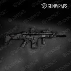 Ragged Elite Black Tactical Gun Skin Vinyl Wraps