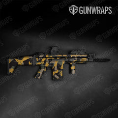 Ragged Militant Yellow Tactical Gun Skin Vinyl Wraps