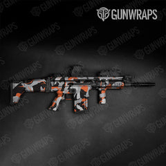 Ragged Orange Tiger Tactical Gun Skin Vinyl Wraps