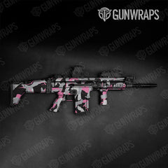 Ragged Pink Tiger Tactical Gun Skin Vinyl Wraps