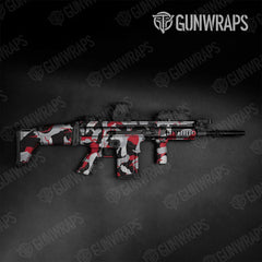 Ragged Red Tiger Tactical Gun Skin Vinyl Wraps