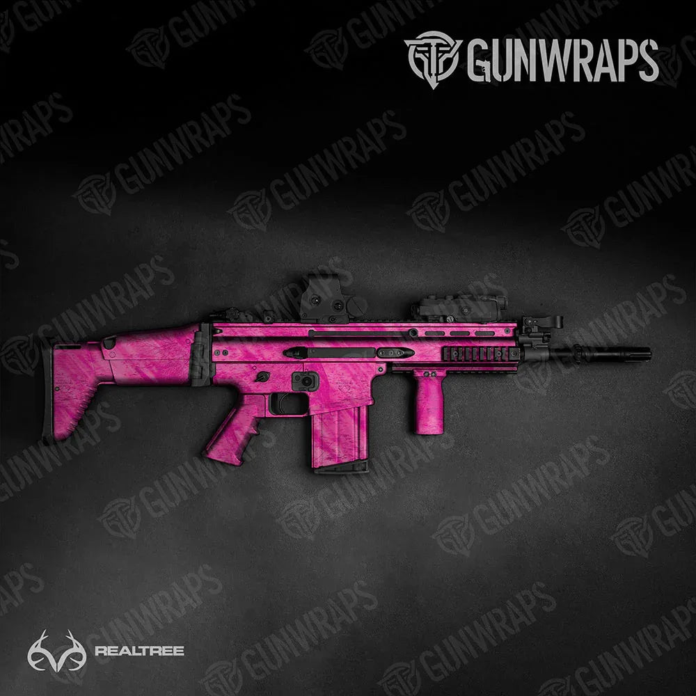 Realtree Fishing Magenta Tactical Gun Skin Vinyl Wraps